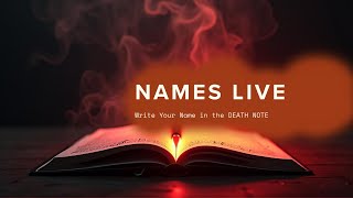 DEATH NOTE  --- LIVE on stream    #shots #live #dropyourname