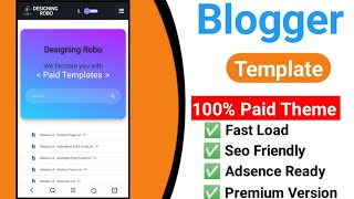 Blogger Paid $300 Animation Template Theme Free  2022