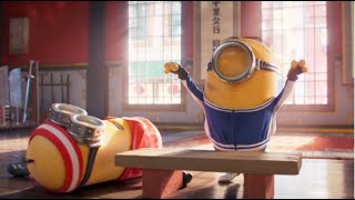 Minions: The Rise of Gru minions learning kung fu