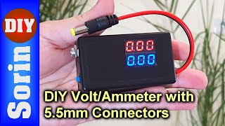 DIY Simple Voltmeter / Ammeter With 5.5mm Connectors