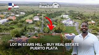 Ocean View Lot For Sale on the North Coast of the Dominican Republic in Star Hills, Puerto Plata.