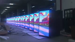 Outdoor Bright P6 Wifi Digital Signage Smart Light Pole 4G 3G Outdoor LED Screen