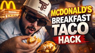 I Tried the McDonald’s Breakfast Taco Hack 🤯
