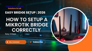 How to Setup a Bridge Network on a Mikrotik Router | Mikrotik | Router