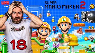 🔴LIVE Super Mario Maker 2 - Can I Beat The Audience Levels? Part 18 😱😱😱