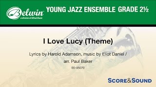 I Love Lucy arr. Paul Baker - Score & Sound