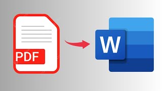 كيفية ادراج ملف PDF في الوورد Word