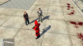 Free Fire Red Criminal and Michael | Duggan Boss The End GTA 5 Gameplay