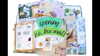 Chatty Happy Mail Opening! P.O. Box Letters Part 1