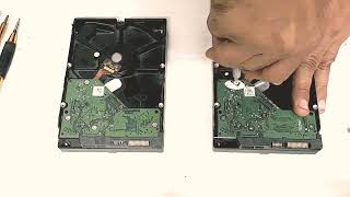 how to replace main Card of hard disk ? hard disk repair ! hard disk drive !