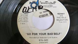Kenny and the Sole Selection   go for your bad self - Counterpart Records