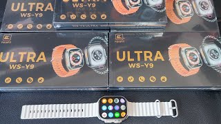 Ultra WS-Y9 Smart Watch Quick Review wireless charging