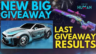 New Big Giveaway & Last Giveaway Results! Join Now & Get Skins & Other Codes | Once Human Free Codes