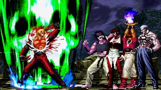 [KOF Mugen] Master Rugal Vs KOF Bosses Team