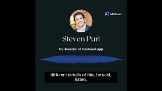 Align your incentives | Steven Puri | 3-2-1 with Mailman