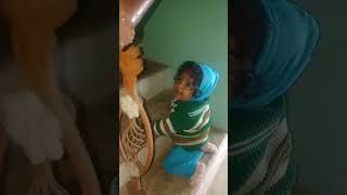 10 Months Baby climbing stair || Cute baby stair climb #baby #trending #babyshortsvideo