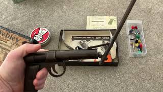Shooting the English Pre War Webley junior 177 Air Pistol