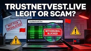 TrustNetVest.live Review – LEGIT OR SCAM? Not Regulated by the FCA