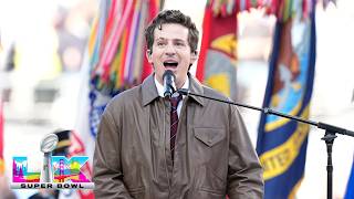 Charlie Puth Sings the National Anthem at Super Bowl LX