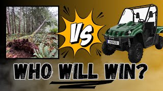 Yamaha Side-by-Side Vs. 50FT Fallen Tree