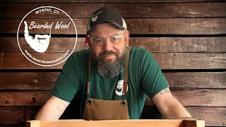 Making some cutting boards today. Come watch! #beardedwoodct #veteran #wood #purpleheart #beech