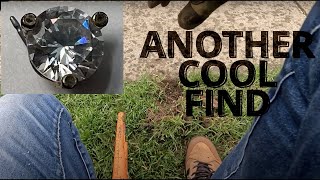 LIVE Dig Park Metal Detecting In The Hail Storm - Another Cool Piece Of Jewelry