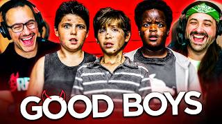 GOOD BOYS (2019) MOVIE REACTION!! FIRST TIME WATCHING!! Jacob Tremblay | Full Movie Review