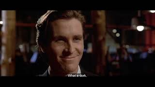 Patrick Bateman Meme Scene - American Psycho (2000)