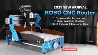 ROBO CNC And Rotary Engraving Machine Use Live Stream