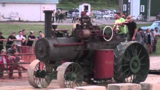 Vintage steam engine  tractor...VERY COOL Whistle
