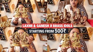 Laxmi Ganesh ji Brass Idols Starting from 500 | Premium and affordable Brass Idols