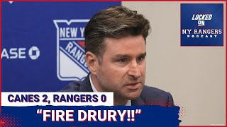 “Fire Drury!” Ranger fans call for Chris Drury’s job during a loss! Sullivan’s moves make no sense..