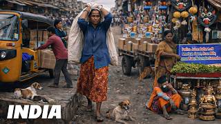 🇮🇳 India’s Unique Market | Real Life of Local People | 4K Walking Tour