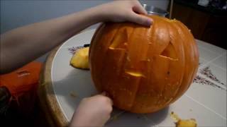 Pumpkin Carving (Face reveal)