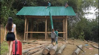 After 12 years working abroad, The girl returned to her garden building house | Start To Finish