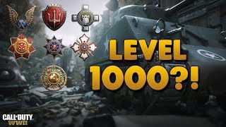 1000 LEVELS in COD WW2? All Prestige Icons in COD WW2!