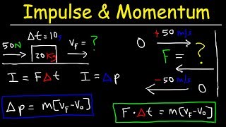 Impulse Momentum Theorem Physics Problems - Average Force & Contact Time
