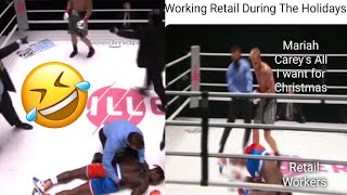 EVERY TIME NATE ROBINSON GOT KNOCKED DOWN PLUS THE MEMES 😂😂