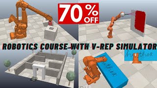 Robotics With V-Rep / Coppeliasim Simulator Course |  Paid Udemy Course | Udemy Coupons
