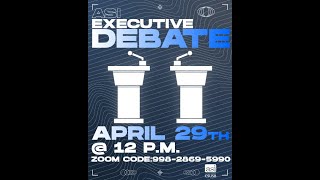 2020 ASI Elections - Executive Office Candidate Debate
