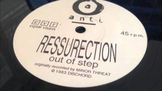 Ressurection Out of Step Minor Threat Cover Anti Matter 7''