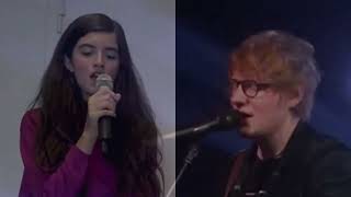 Angelina Jordan duets Perfect with Ed Sheeran
