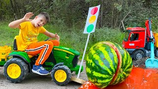 Ride the Tractor with Kidscoco Club – Play, Learn & Explore Together!