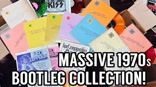 Massive 70s Bootleg Vinyl Collection Found! Beatles, Led Zeppelin, Rolling Stones