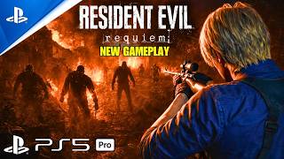 RESIDENT EVIL REQUIEM New Leon BRUTAL Gameplay Reveal 4K | Sniper & Hatchet Combat Is INSANE