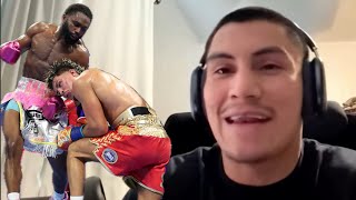 “Boots is CHINNY, He WOBBLED 3X”— Vergil Ortiz Reacts to Jaron Ennis “NO MAS” KO vs Xander Zayas