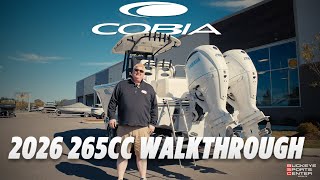 2026 COBIA 265CC WALKTHROUGH