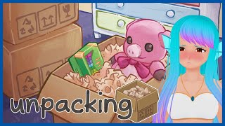 Unpacking a Virtual house Instead of my Own | Unpacking【VTuber】