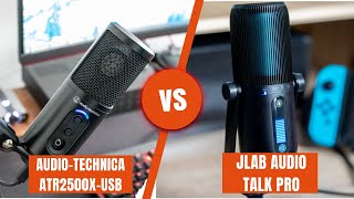 Audio Technica ATR2500x USB vs JLab Audio Talk Pro | 9to5tech