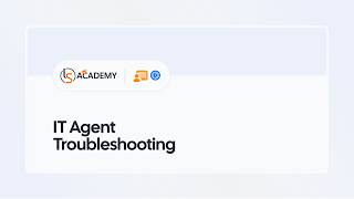 Troubleshooting IT Agent Issues: Groups, Discovery Actions & Removing Duplicate Agents